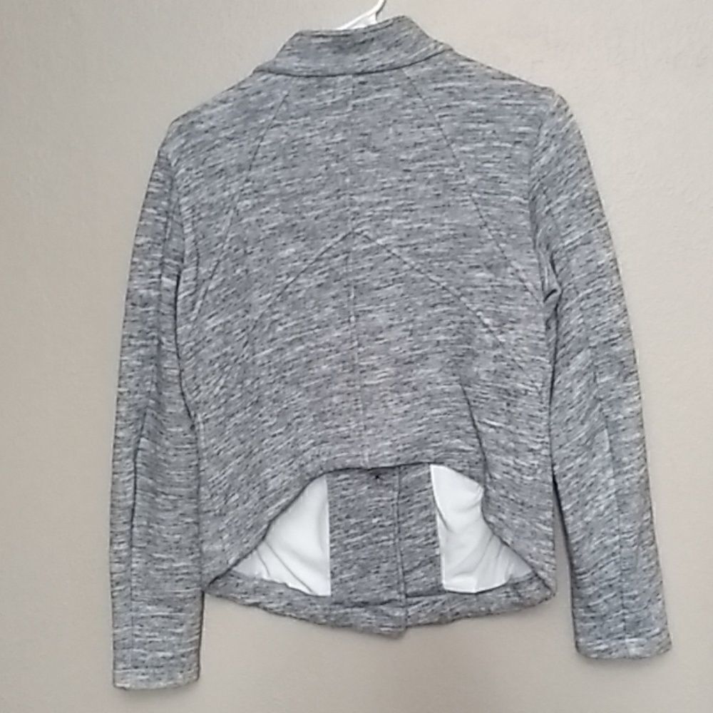 Cabi Jacket, Gray Sweatshirt Style Button Front Jacket - S - Picture 4 of 8